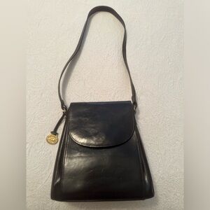 Brahmin Leather Bucket Shoulder Bag